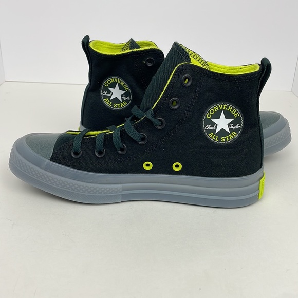 New Unisex Chuck Taylor AllStar Converse Black Converse High Tops Size 8W/6M - Picture 9 of 12